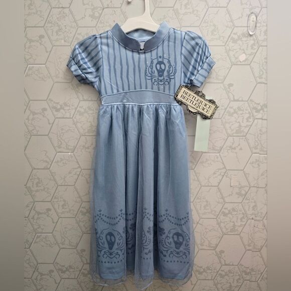 BeetleJuice Astrid Girl's Character Costume Satinet and Tulle Nightgown, Gown - Picture 1 of 9